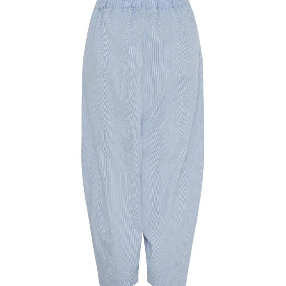 Marta du Chateau dame bukser MdcFausta 16635T - Light Blue Stripe