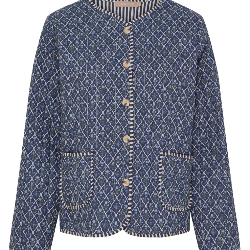 Marta du Chateau dame jakke MdcAvril 86567 - Navy