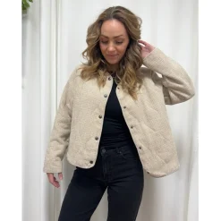 Marta Du Chateau dame jakke MdcRoseanne - Beige