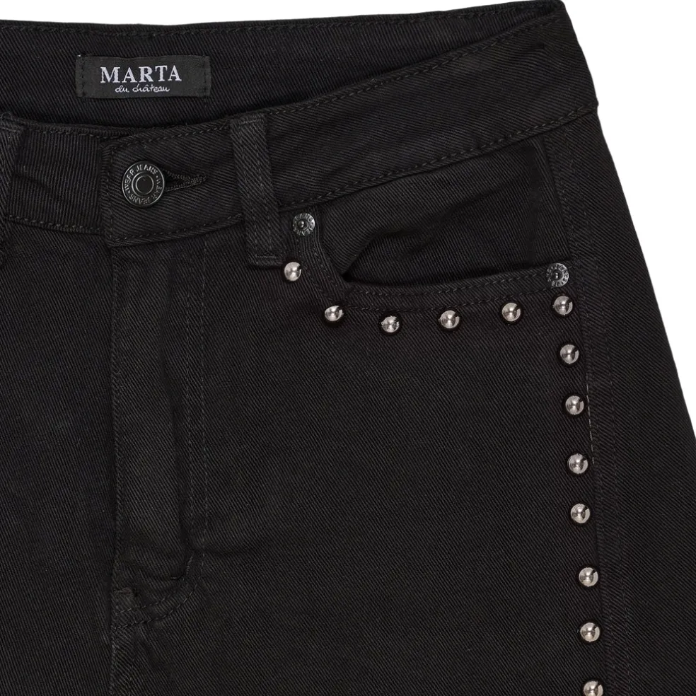 Marta du Chateau dame jeans MdcIngeborg MDC225-8529 - Black