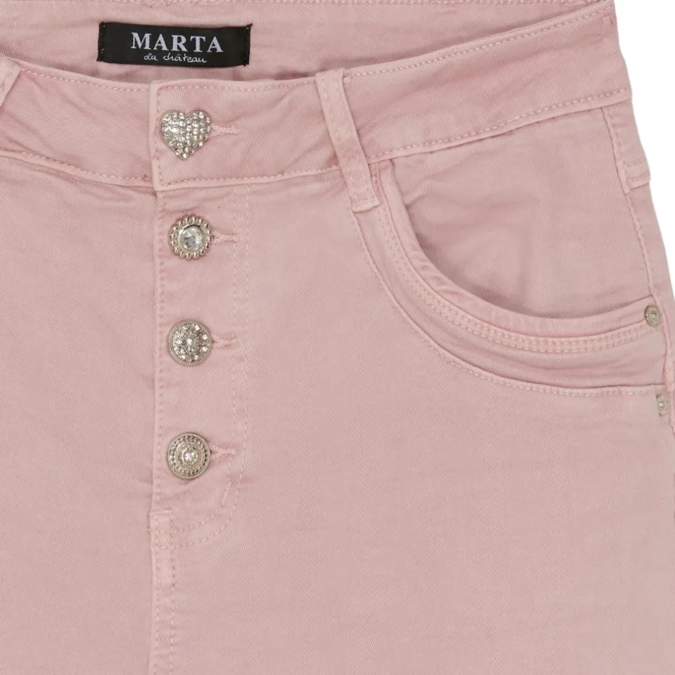 Marta Du Chateau dame jeans Emma 2563-13 - Rose
