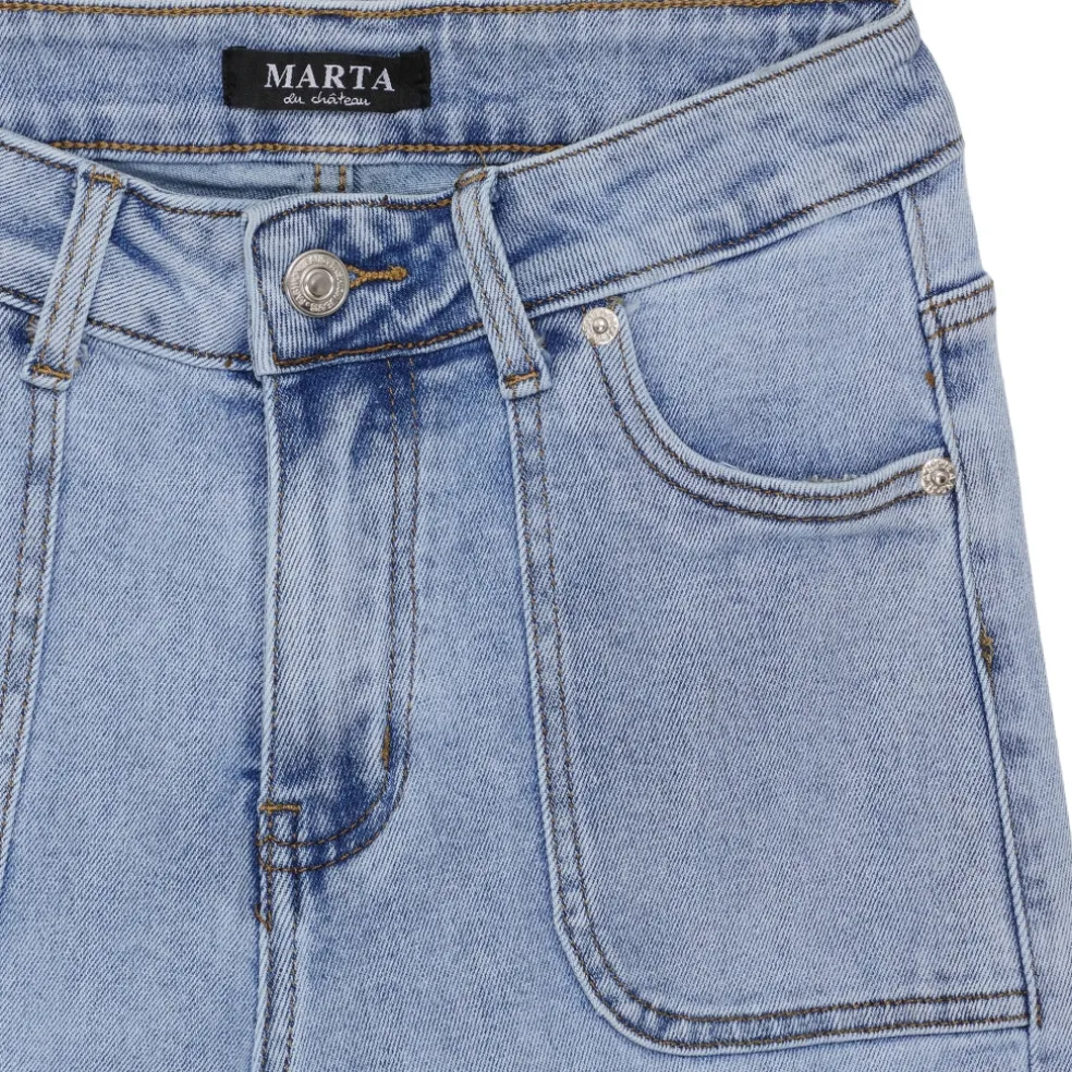 Marta du Chateau dame jeans MdcPhilomene MDC197-806 - Denim