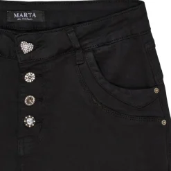 Marta du Chateau dame jeans MdcNahla MDC227-2533 - Black Denim