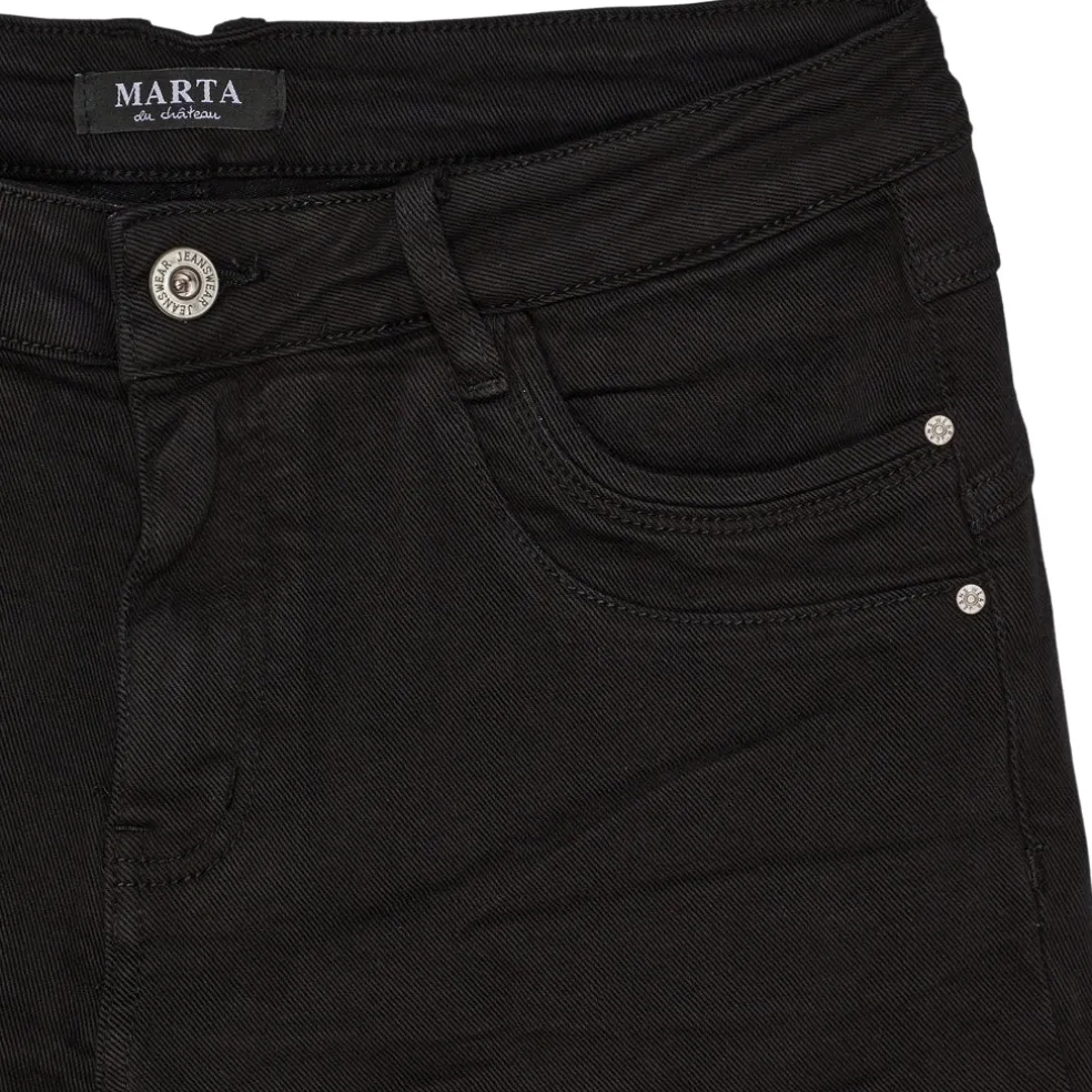 Marta du Chateau dame jeans MdcNora MDC229-8711 - Black