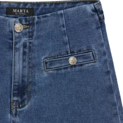 Marta du Chateau dame jeans MdcAgustina Mdc172-26181 - Dark Blue Denim