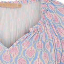 Marta Du Chateau dame kjole MdcValdis - Celeste7263