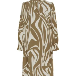 Marta Du Chateau dame kjole MdcPernille - Camello/Offwhite2732