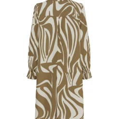 Marta Du Chateau dame kjole MdcPernille - Camello/Offwhite2732