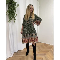 Marta Du Chateau dame kjole 1240 - Kaki