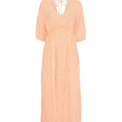 Marta du Chateau dame kjole MdcAmaris 7315A - Orange Fluo