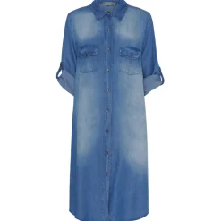 Marta Du Chateau dame kjole MdcFlorentina - Medium Blue