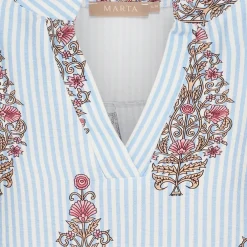 Marta du Chateau dame kjole MdcBenita 7113 - Celeste1586tpq