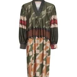 Marta Du Chateau dame kjole 352222 - Military