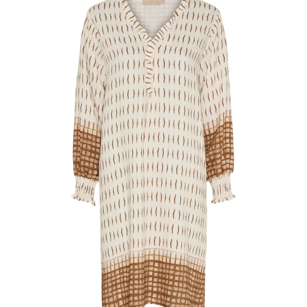 Marta du Chateau dame kjole MdcMariana 6427A - Tabacco521tpu