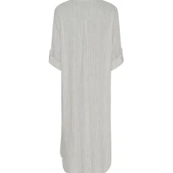 Marta Du Chateau dame kjole MdcNess - Panna Grey Stripe