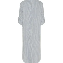 Marta Du Chateau dame kjole MdcNess - Panna Jeans 1395 Stripe