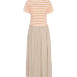 Marta du Chateau dame kjole MdcIngfrid 7334 - Beige/Orange