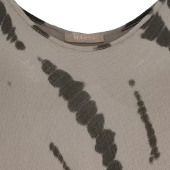 Marta du Chateau dame kjole MdcKarina 65147 - Stampa Fango