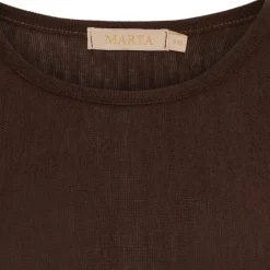 Marta du Chateau dame kjole MdcJasmin 71653 - Brown Washed