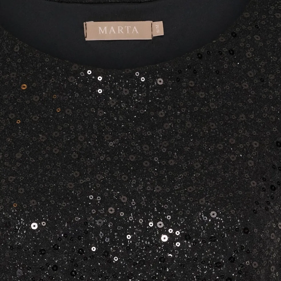 Marta du Chateau dame kjole MdcBolette 7692 - Black