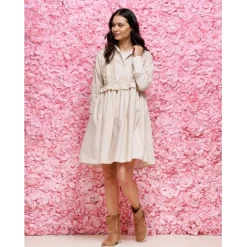 Marta Du Chateau dame kjole MdcViolet - Beige250