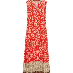 Marta du Chateau dame kjole MdcLucie 259153 - Red/Beige