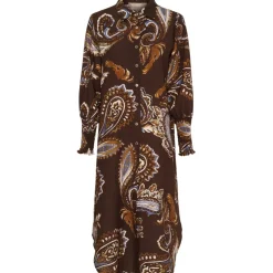 Marta du Chateau dame kjole MdcMoss 7617- - Marrone786tpz