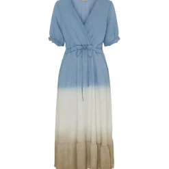 Marta Du Chateau dame kjole MdcNorma - Light Blue Beige