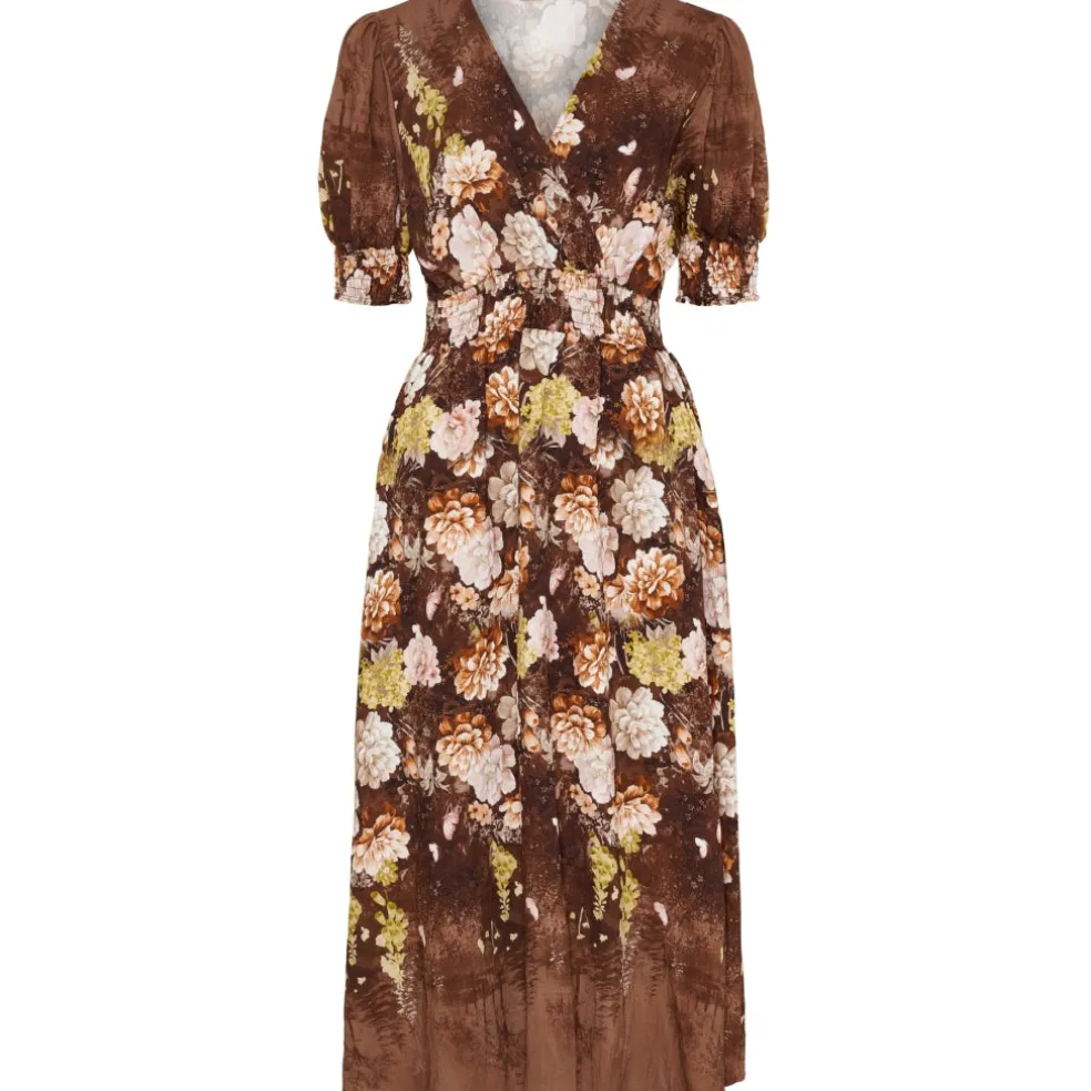 Marta du Chateau dame kjole MdcLydia 25216 - Marrone0460