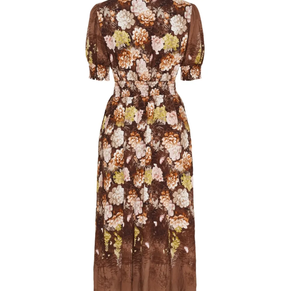 Marta du Chateau dame kjole MdcLydia 25216 - Marrone0460