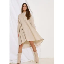 Marta Du Chateau dame kjole 83558ID - Beige