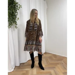 Marta Du Chateau dame kjole 1240 - Tabacco