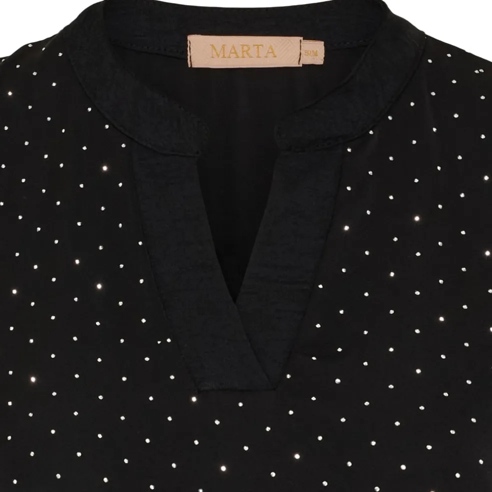 Marta du Chateau dame kjole MdcCendrine 32155 - Black