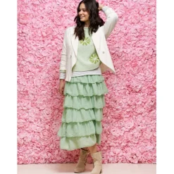 Marta Du Chateau dame nederdel Mdckaren 7664 - salvia