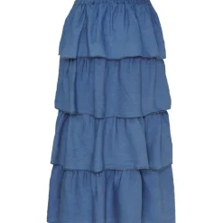 Marta Du Chateau dame nederdel MdcKlara - Medium Blue