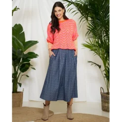 Marta du Chateau dame nederdel MdcMalika 6791 - Jeans