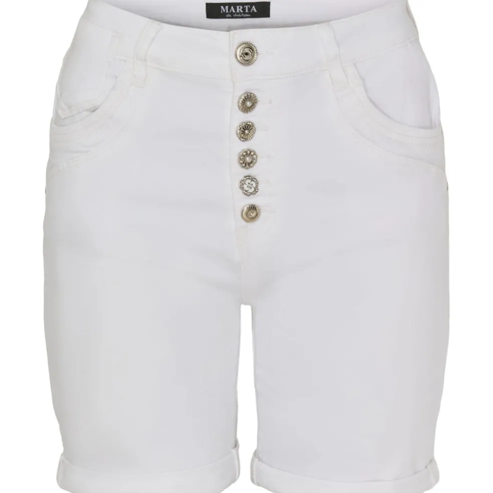 Marta Du Chateau dame shorts MdcSierra - White