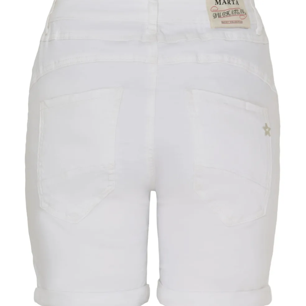 Marta Du Chateau dame shorts MdcSierra - White