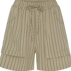 Marta Du Chateau dame shorts MdcZita - Sabbia/Black Stripe