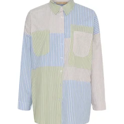 Marta du Chateau dame skjorte MdcBlandine 258032 - Multi Beige