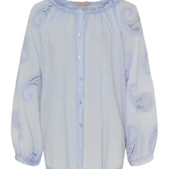 Marta Du Chateau dame skjorte MdcPatty - Sky