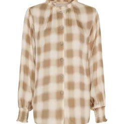 Marta du Chateau dame skjorte MdcSylvia 6718 - Camel