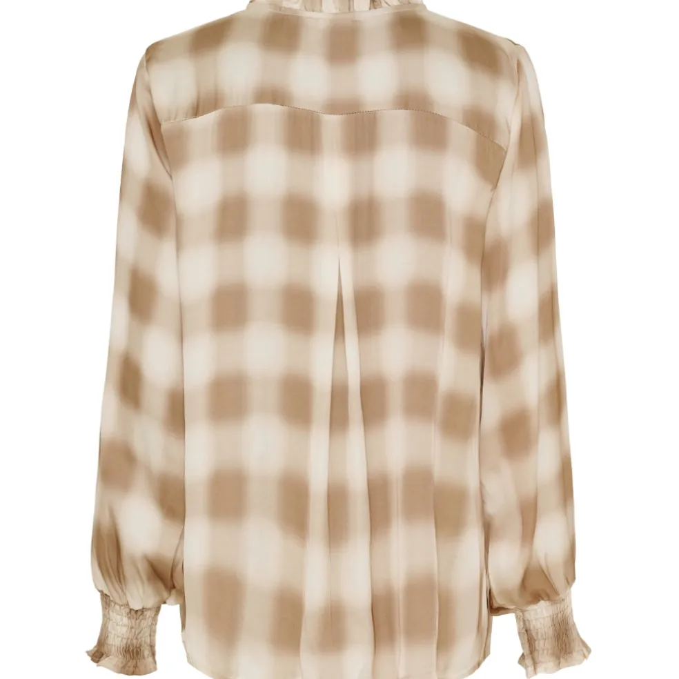 Marta du Chateau dame skjorte MdcSylvia 6718 - Camel