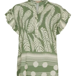 Marta Du Chateau dame skjorte MdcSòlrún 6319 - Military6963