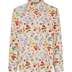 Marta du Chateau dame skjorte MdcMagnolia 258042V - Beige Print