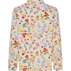 Marta du Chateau dame skjorte MdcMagnolia 258042V - Beige Print