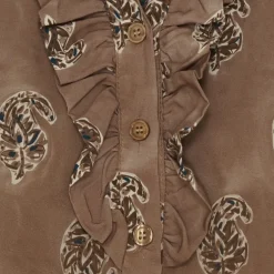 Marta Du Chateau dame skjorte MdcUnnur 6317 - Fango Faded