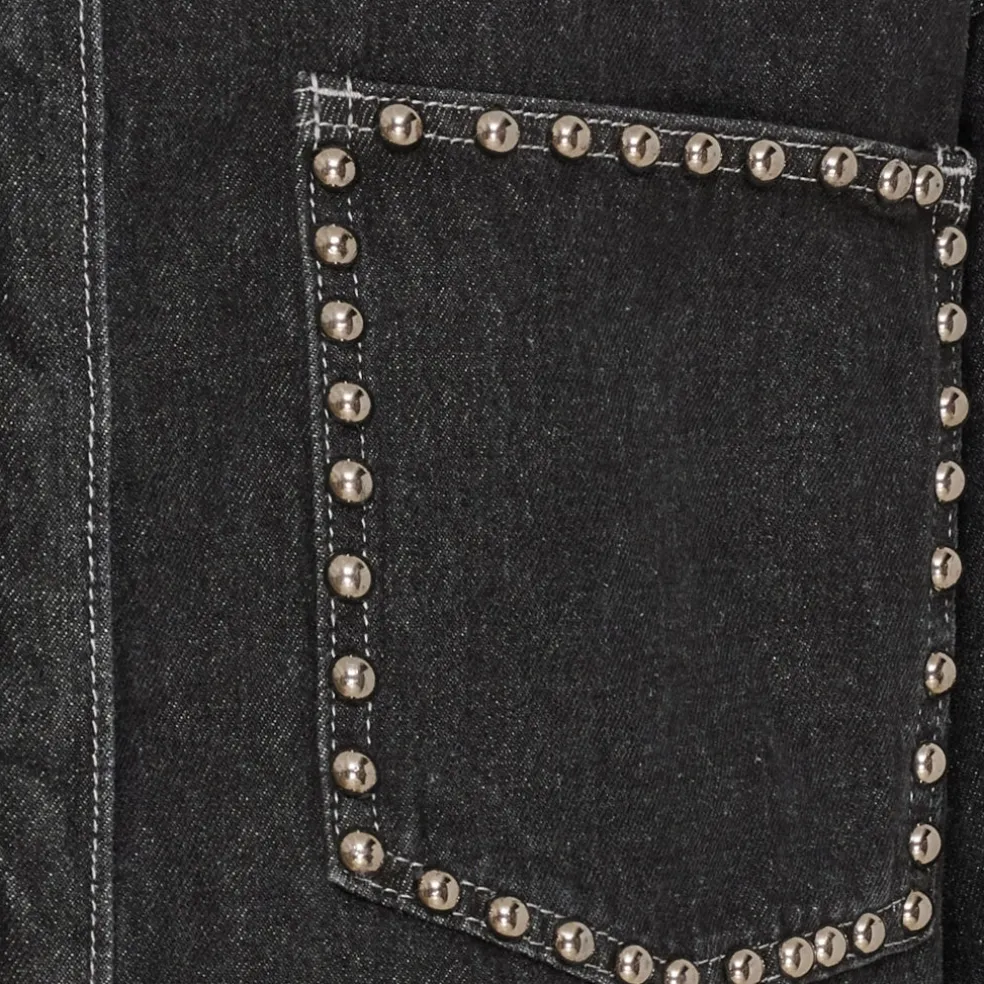 Marta du Chateau dame skjorte MdcEila MDC222-V8304 - Grey