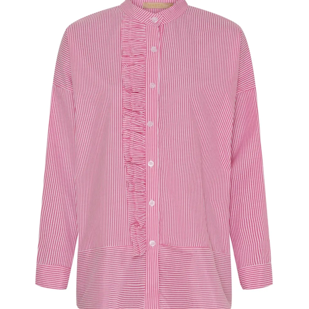 Marta Du Chateau dame skjorte MdcFina - Fuxia Stripe