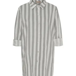 Marta Du Chateau dame skjorte MdcPam - Beige/Grigio